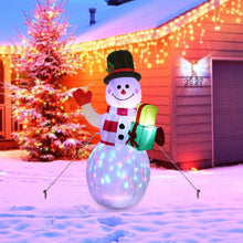 Load image into Gallery viewer, 1.5M Christmas Inflatable Set EU/US/UK/AU Santa Snowman LED Air Blown Figure Waterproof Outdoor Garden Christmas Yard Holiday Decor