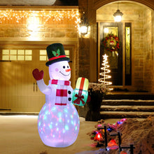 Load image into Gallery viewer, 1.5M Christmas Inflatable Set EU/US/UK/AU Santa Snowman LED Air Blown Figure Waterproof Outdoor Garden Christmas Yard Holiday Decor