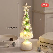 Load image into Gallery viewer, Tabletop LED Christmas Tree Night Light Realistic Pine Needles Christmas Holiday Home Bedroom Decor Gift for Family Christmas Lights