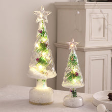 Load image into Gallery viewer, Tabletop LED Christmas Tree Night Light Realistic Pine Needles Christmas Holiday Home Bedroom Decor Gift for Family Christmas Lights