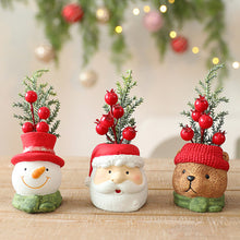 Load image into Gallery viewer, Christmas Gnome Santa Snowman Figure Resin Christmas Ornament Tabletop Decoration For Christmas Collector Holiday Ornament Gift