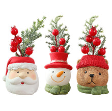 Load image into Gallery viewer, Christmas Gnome Santa Snowman Figure Resin Christmas Ornament Tabletop Decoration For Christmas Collector Holiday Ornament Gift