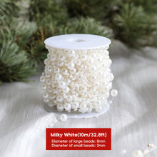 Load image into Gallery viewer, Christmas Garland Chain Beads 10-meter Bead String Lightweight & Flexible Christmas Tree Shop Window Display Home Holiday Decor
