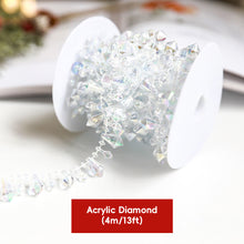 Load image into Gallery viewer, Christmas Garland Chain Beads 10-meter Bead String Lightweight & Flexible Christmas Tree Shop Window Display Home Holiday Decor