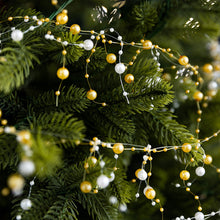Load image into Gallery viewer, Christmas Garland Chain Beads 10-meter Bead String Lightweight & Flexible Christmas Tree Shop Window Display Home Holiday Decor