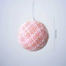 Load image into Gallery viewer, Pink Christmas Tree Decor Elegance Sparkly & Plush Creativity Foam Christmas Ball Luxury Xmas Hanging Decoration Door Hanging Ornament