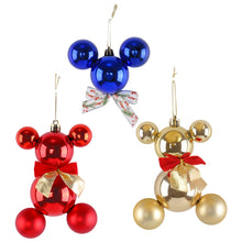 Load image into Gallery viewer, Cute Bear Ball Christmas Tree Hanging Ornament DIY Festive Atmosphere Holiday Home Decor Party Supplies