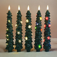 Load image into Gallery viewer, Simulation Christmas Tree Electronic Candle Artificial Flameless Remote Control Christmas Home Tabletop Centerpiece Ambient Lighting Decor