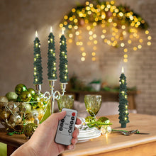 Load image into Gallery viewer, Simulation Christmas Tree Electronic Candle Artificial Flameless Remote Control Christmas Home Tabletop Centerpiece Ambient Lighting Decor