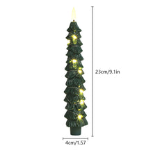 Load image into Gallery viewer, Simulation Christmas Tree Electronic Candle Artificial Flameless Remote Control Christmas Home Tabletop Centerpiece Ambient Lighting Decor
