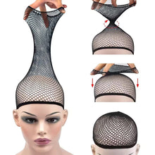 Load image into Gallery viewer, Fashion Elastic Hairnets Mesh Wig Cap Nylon Hair Net New Stretchable Mesh Weaving Wig Caps Nets for Women Making Wig