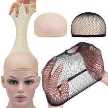 Load image into Gallery viewer, Fashion Elastic Hairnets Mesh Wig Cap Nylon Hair Net New Stretchable Mesh Weaving Wig Caps Nets for Women Making Wig