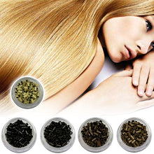 Load image into Gallery viewer, 3.5mm 1000pcs Long Euro Lock Flared Flaring Micro Copper Tube Rings Beads Links Human Hair Extensions Tools