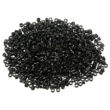 Load image into Gallery viewer, 3.5mm 1000pcs Long Euro Lock Flared Flaring Micro Copper Tube Rings Beads Links Human Hair Extensions Tools