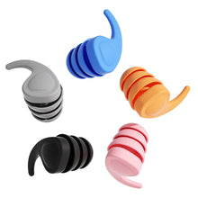 Load image into Gallery viewer, 1pair Soft Anti Noise Silicone Earplugs Swimming Ear Plugs Isolation Interference for Work Sleeping Surf Comfort Ear Protector