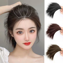 Load image into Gallery viewer, Natural Invisible Fluffy Hair Pads Hair Extension Fluffy Hair Lining of Hair Top Cover Synthetic Seamless Hair Pad for Women