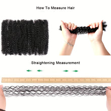 Load image into Gallery viewer, Remy Hair Afro Kinky Curly Hair Strand Braid for African Style Natural Color Synthetic Crochet Hair Extensions Men Women Dirty Braid Hair Clump