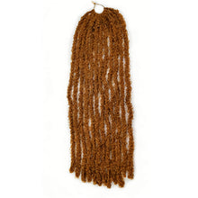 Load image into Gallery viewer, 24Inch Synthetic Butterfly Crochet Hook Wig Hair Distressed Crochet Braids Messy Faux Braiding Women Hair Extensions
