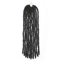 Load image into Gallery viewer, 24Inch Synthetic Butterfly Crochet Hook Wig Hair Distressed Crochet Braids Messy Faux Braiding Women Hair Extensions