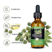 Load image into Gallery viewer, Black Castor Oil Healthy Organic Castor Oil Improves Hair Line Toughness Nourishes The Body Skin Hair Massage Moisturizing