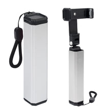 Load image into Gallery viewer, Portable Aluminum Alloy Phone Stand Foldable Rotatable & Telescopic Adjustable Clip Holder Compact Storage for Desk,Car, Outdoor Use,Travel