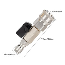 Load image into Gallery viewer, Stainless Steel High Pressure Washer Ball Valve 3/8" Male & Female On/Off Water Flow Control with 1/4" Quick Connector For Water Hose & Air Line