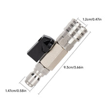 Load image into Gallery viewer, Stainless Steel High Pressure Washer Ball Valve 3/8" Male & Female On/Off Water Flow Control with 1/4" Quick Connector For Water Hose & Air Line