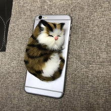 Load image into Gallery viewer, Simulation Cat Model Plush Toy Plush Cats Children Cognition Realistic Furry Imitation Animal Doll Home Decor Figurine Kids Gift
