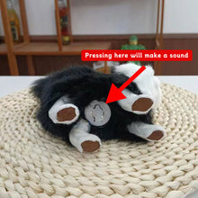 Load image into Gallery viewer, Cute Simulation Cat with Sound Plush Toys Soft Stuffed Kitten Model Fake Cat Realist Animals for Kids Girls Birthday Valentine's Day Gift