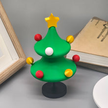 Load image into Gallery viewer, 3D Printed Rotating Christmas Tree Dancing Colorful Spinning Tree Fun Stress Relief Toy Holiday Home Desk Decor Figurine Christmas Gift Idea