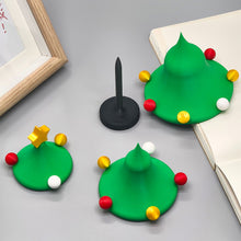 Load image into Gallery viewer, 3D Printed Rotating Christmas Tree Dancing Colorful Spinning Tree Fun Stress Relief Toy Holiday Home Desk Decor Figurine Christmas Gift Idea