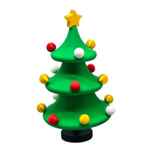 Load image into Gallery viewer, 3D Printed Rotating Christmas Tree Dancing Colorful Spinning Tree Fun Stress Relief Toy Holiday Home Desk Decor Figurine Christmas Gift Idea