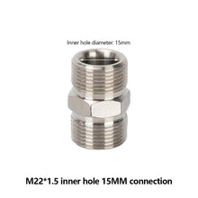 Load image into Gallery viewer, Stainless M22 1/4" Quick Connector & Plug With Male Female Fitting Thread High Pressure Washer Accessories