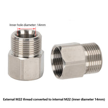 Load image into Gallery viewer, Stainless M22 1/4" Quick Connector & Plug With Male Female Fitting Thread High Pressure Washer Accessories