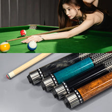 Load image into Gallery viewer, 1PC 148CM/13MM 1/2 Joint Maple Wood Pool Cue Professional Black 8-Ball 9-Ball Cue Billiard Equipment