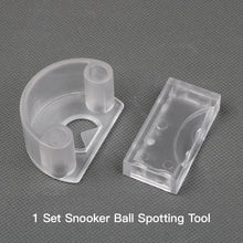 Load image into Gallery viewer, 1Set Snooker Cue Ball Locator Semi-Transparency Plastic English and American Pool Positioning Tool Billiards Training Aid Equipment