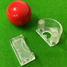 Load image into Gallery viewer, 1Set Snooker Cue Ball Locator Semi-Transparency Plastic English and American Pool Positioning Tool Billiards Training Aid Equipment