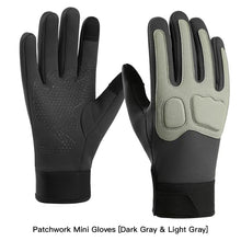 Load image into Gallery viewer, 1Pair Winter Riding Thermal Gloves Windproof Waterproof Touchscreen Stitched Gloves for Outdoor Sports Motorcycles