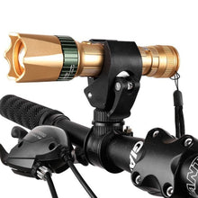 Load image into Gallery viewer, 1PC Bicycle Flashlight Clip 90°/360° Rotating Quick-Release Adjustable Light Mount Tool-Free Installation Cycling Accessories