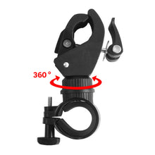 Load image into Gallery viewer, 1PC Bicycle Flashlight Clip 90°/360° Rotating Quick-Release Adjustable Light Mount Tool-Free Installation Cycling Accessories
