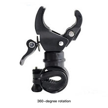 Load image into Gallery viewer, 1PC Bicycle Flashlight Clip 90°/360° Rotating Quick-Release Adjustable Light Mount Tool-Free Installation Cycling Accessories
