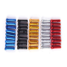 Load image into Gallery viewer, 20PCS Bicycle Gear Brake Cable End Caps Solid Color Aluminum Alloy Ferrules to Prevent Cable Fraying Bicycle Accessories