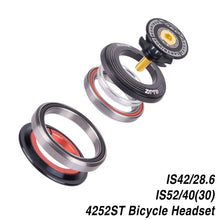 Load image into Gallery viewer, Mountain Bike Headset Sealed Dual Bearing Headset for Tapered and Straight Forks Bicycle Replacement Parts