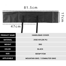 Load image into Gallery viewer, Mountain Bike Handlebar Cover PU Material Waterproof Dustproof Wear-Resistant Cover Self-Adhesive Fabric Fixed Bicycle Accessories