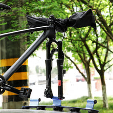Load image into Gallery viewer, Mountain Bike Handlebar Cover PU Material Waterproof Dustproof Wear-Resistant Cover Self-Adhesive Fabric Fixed Bicycle Accessories