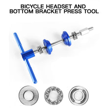 Load image into Gallery viewer, Professional Bicycle Headset And Bottom Bracket Press Tool Double Bearing Design Press-Fit Installation And Maintenance Tool Kit Cycling Accessories