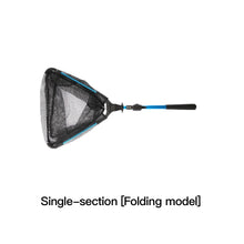 Load image into Gallery viewer, Foldable Lure Landing Net Length Adjustable Quick Release Triangle Aluminum Alloy Fish Scoop Net Fishing Supplies