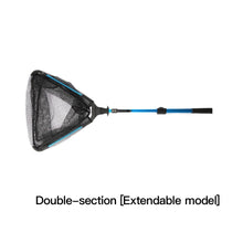 Load image into Gallery viewer, Foldable Lure Landing Net Length Adjustable Quick Release Triangle Aluminum Alloy Fish Scoop Net Fishing Supplies