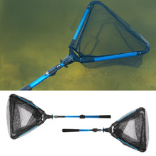 Load image into Gallery viewer, Foldable Lure Landing Net Length Adjustable Quick Release Triangle Aluminum Alloy Fish Scoop Net Fishing Supplies