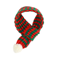 Load image into Gallery viewer, Winter Warm Knitted Pet Scarf Christmas Dog Scarf Collar New Year Pet Scarf for Small Medium Dog Teddy Chihuahua Dog Accessories